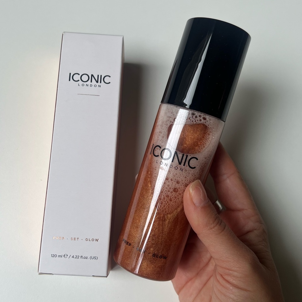 Iconic London Prep-Set-Glow Spray - Glow, New + Unused!